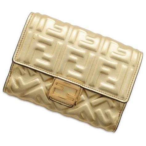fendi 財布 ゴールド